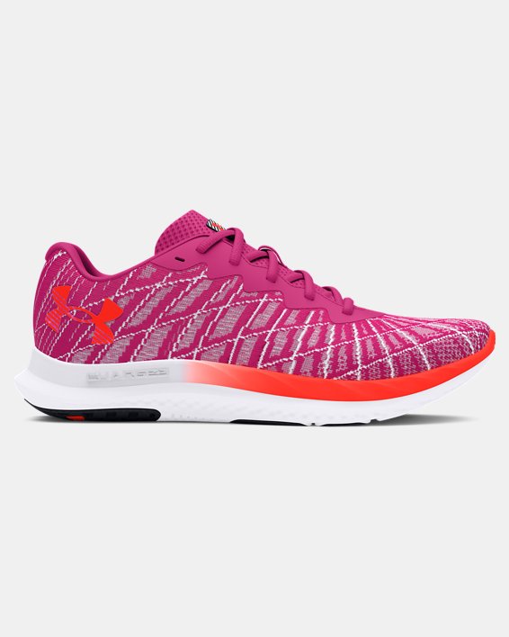 Women's UA Charged Breeze 2 Running Shoes, Pink, pdpMainDesktop image number 0